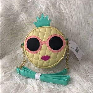 HOST PICK NWT Betsey Johnson pineapple crossbody